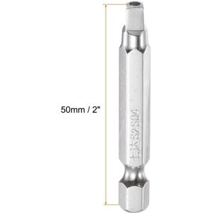 Unique SQ4 Magnetic Security Square Screwdriver Bit 1/4 Silver Tone SQ4 Unique SQ4 Magnetic Security Square Screwdriver Bit 1/4 Silver Tone SQ4