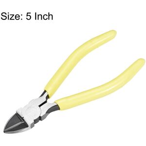 Unique Diagonal Cutting Pliers Wire Cutter Side Cutting - Yellow,Silver - 5 Inch Yellow,Silver 5 Inch Unique Diagonal Cutting Pliers Wire Cutter Side Cutting - Yellow,Silver - 5 Inch Yellow,Silver 5 Inch