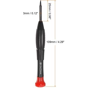 Unique 4pcs 0.8mm Precision Star Screwdriver Swivel Lid Non-slip Plastic Handle - Black, Red Black, Red 0.8mm Unique 4pcs 0.8mm Precision Star Screwdriver Swivel Lid Non-slip Plastic Handle - Black, Red Black, Red 0.8mm