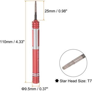 Unique 2pcs Precision Screwdriver T7 Torx Magnetic Head Manual Pen Shape - Purple, Orange Purple, Orange T7 Unique 2pcs Precision Screwdriver T7 Torx Magnetic Head Manual Pen Shape - Purple, Orange Purple, Orange T7