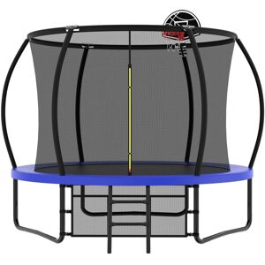 Kodotan sofa 10FT Pumpkin Trampoline, Outdoor Trampoline with Basketball Hoop, Enclosure Net and Ladder Blue 120.0 In. W X 99.0 In. H X 120.0 In. D Kodotan sofa 10FT Pumpkin Trampoline, Outdoor Trampoline with Basketball Hoop, Enclosure Net and Ladder Blue 120.0 In. W X 99.0 In. H X 120.0 In. D