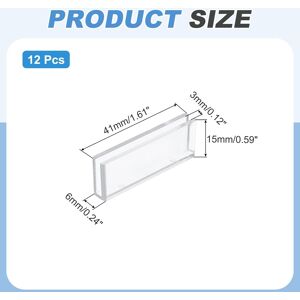 Unique Plastic Glass Connector, Glass to Glass Clamp, Rimless Clip Holder for Aquarium Fish Tank Display Shelves Clear 3mm Unique Plastic Glass Connector, Glass to Glass Clamp, Rimless Clip Holder for Aquarium Fish Tank Display Shelves Clear 3mm
