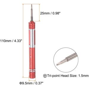 Unique Precision Screwdriver 1.5mm Y-type Magnetic Head Manual Pen Shape - Orange Orange 1.5mm Unique Precision Screwdriver 1.5mm Y-type Magnetic Head Manual Pen Shape - Orange Orange 1.5mm
