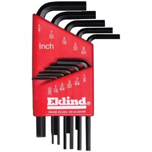 Eklind Short Series Hex-L Key Set 11-count Multi 6 inches high x 4 inches wide x 1 inches long Eklind Short Series Hex-L Key Set 11-count Multi 6 inches high x 4 inches wide x 1 inches long