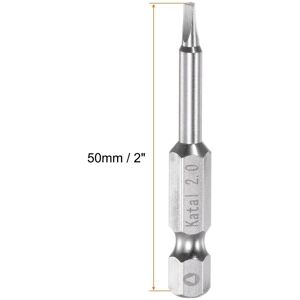 Unique TA2.0 Magnetic Triangle Screwdriver Bit 1/4 Silver Tone Unique TA2.0 Magnetic Triangle Screwdriver Bit 1/4 Silver Tone