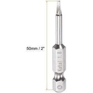 Unique TA1.8 Magnetic Triangle Screwdriver Bit 1/4 Silver Tone Unique TA1.8 Magnetic Triangle Screwdriver Bit 1/4 Silver Tone