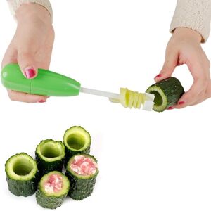 Denislawn 4pcs Replaceable Vegetable Spiral Cutter Head Digging Tool AS image Denislawn 4pcs Replaceable Vegetable Spiral Cutter Head Digging Tool AS image