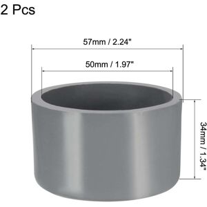 Unique Pipe Cap, Slip End Caps DWV(Drain Waste Vent) Gray 50mm Unique Pipe Cap, Slip End Caps DWV(Drain Waste Vent) Gray 50mm