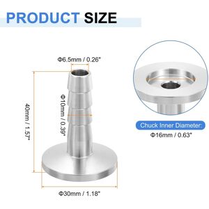 Unique Hose Barbed Adapter, Stainless Steel Hose Pipe Fitting Sanitary Adapter for Vacuum Systems, Industrial Pipe Connections 3/8 Unique Hose Barbed Adapter, Stainless Steel Hose Pipe Fitting Sanitary Adapter for Vacuum Systems, Industrial Pipe Connections 3/8