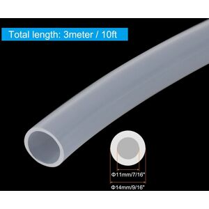 Unique Silicone Tubing, Silicone Hose Tube Flexible Pipe for Home Brewing Water Air Liquid Transfer - Transparent 7/16 Unique Silicone Tubing, Silicone Hose Tube Flexible Pipe for Home Brewing Water Air Liquid Transfer - Transparent 7/16