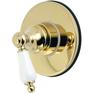 Kingston Brass Single-Handle Three-Way Diverter Valve with Trim Kit Polished Brass See Description Kingston Brass Single-Handle Three-Way Diverter Valve with Trim Kit Polished Brass See Description