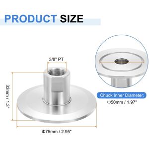 Unique Hose Barbed Adapter, Stainless Hose Pipe Fitting 3/8 Unique Hose Barbed Adapter, Stainless Hose Pipe Fitting 3/8