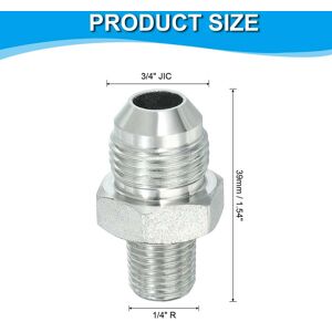 Unique Pipe Adapter Connector Pipe Fitting Oil Feed Restrictor Fitting Hydraulic Connector for Oil Steam Water Pipelines System 3/4 Unique Pipe Adapter Connector Pipe Fitting Oil Feed Restrictor Fitting Hydraulic Connector for Oil Steam Water Pipelines System 3/4