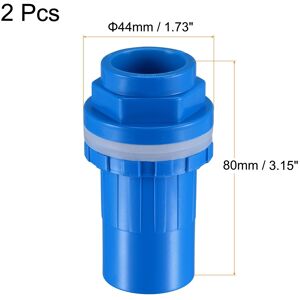 Unique ID Water Tank Pipe Connectors DN Joint Straight Tube Hose Accessory Blue 25mm Unique ID Water Tank Pipe Connectors DN Joint Straight Tube Hose Accessory Blue 25mm