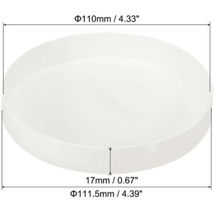 Unique ID Pipe End Cap Fitting, Furniture Grade Plug Coupling Socket Adapter for DIY, Garden - White 110mm ID, 8 Pcs Unique ID Pipe End Cap Fitting, Furniture Grade Plug Coupling Socket Adapter for DIY, Garden - White 110mm ID, 8 Pcs