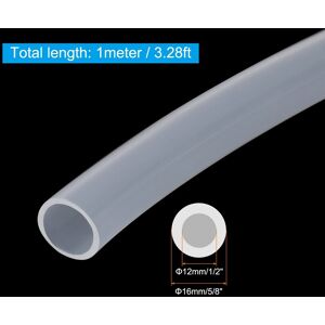 Unique Silicone Tubing, Silicone Hose Tube Flexible Pipe for Home Brewing Water Air Liquid Transfer - Transparent 1/2 Unique Silicone Tubing, Silicone Hose Tube Flexible Pipe for Home Brewing Water Air Liquid Transfer - Transparent 1/2