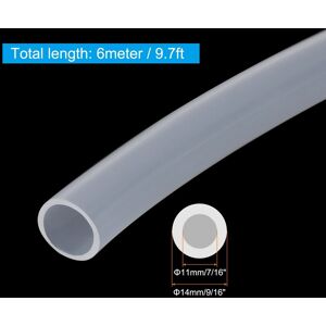 Unique Silicone Tubing High Pure Silicone Hose Tube Flexible Clear Pipe for Home Brewing Water Air Liquid - Transparent 7/16 Unique Silicone Tubing High Pure Silicone Hose Tube Flexible Clear Pipe for Home Brewing Water Air Liquid - Transparent 7/16