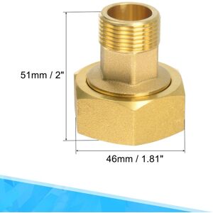 Unique Brass Pipe Fitting Water Meter Coupling Female x Male Thread Hex Connector - Copper Color G1-1/4 x G3/4 Unique Brass Pipe Fitting Water Meter Coupling Female x Male Thread Hex Connector - Copper Color G1-1/4 x G3/4
