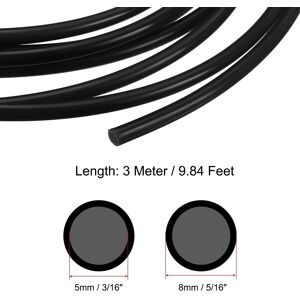 Unique PE Tubing, Flexible Water Tubing Polyethylene Hose Tube for Reverse Osmosis Systems Water Filters Black 3/16 Unique PE Tubing, Flexible Water Tubing Polyethylene Hose Tube for Reverse Osmosis Systems Water Filters Black 3/16