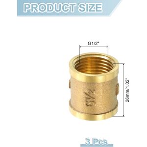 Unique Brass Pipe Fitting Coupling Connector Straight Hex Nipple Coupler Adapter for Plumbing Industrial and Residential G1/2 Unique Brass Pipe Fitting Coupling Connector Straight Hex Nipple Coupler Adapter for Plumbing Industrial and Residential G1/2