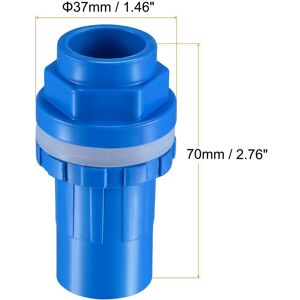 Unique ID Water Tank Pipe Connector DN Joint Straight Tube Hose Accessory Blue 20mm Unique ID Water Tank Pipe Connector DN Joint Straight Tube Hose Accessory Blue 20mm