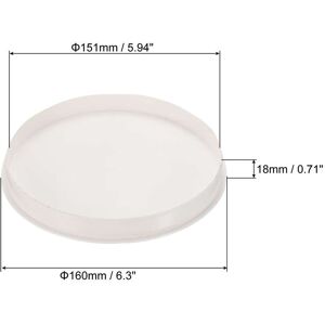 Unique Pipe End Cap Fitting, Pack Furniture Grade Plug Coupling for DIY, Garden, White - 6 White 6 Unique Pipe End Cap Fitting, Pack Furniture Grade Plug Coupling for DIY, Garden, White - 6 White 6