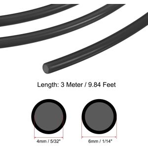 Unique PE Tubing, Flexible Water Tubing Polyethylene Hose Tube for Reverse Osmosis Systems Water Filters Black 5/32 Unique PE Tubing, Flexible Water Tubing Polyethylene Hose Tube for Reverse Osmosis Systems Water Filters Black 5/32