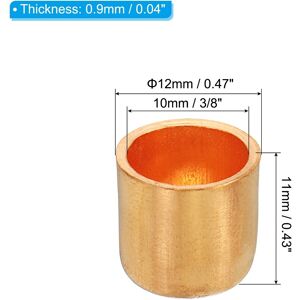 Unique Copper Pipe End Caps, Copper Fitting Cap Sweat Plug Solder Connection for Plumbing Air Conditioner - Copper Color 3/8 Inch Unique Copper Pipe End Caps, Copper Fitting Cap Sweat Plug Solder Connection for Plumbing Air Conditioner - Copper Color 3/8 Inch