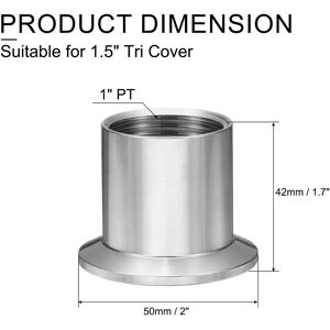 Unique 316 Stainless Steel Sanitary Pipe Fitting Thread for Food, Beverage, Dairy, Beer and Fine Chemical Industries 1 Unique 316 Stainless Steel Sanitary Pipe Fitting Thread for Food, Beverage, Dairy, Beer and Fine Chemical Industries 1