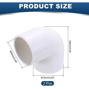 Unique Duct Connector, Plastic Dryer Hose Connector Pipe Fitting Adapter Coupling for Vent Hose White 3 Unique Duct Connector, Plastic Dryer Hose Connector Pipe Fitting Adapter Coupling for Vent Hose White 3