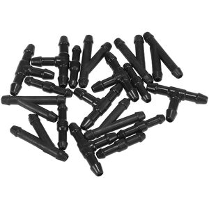 Unique 18pcs I Shaped T Shaped Y Shaped 2 3 Way Hose Connector - Black Black 0.01 In. L Unique 18pcs I Shaped T Shaped Y Shaped 2 3 Way Hose Connector - Black Black 0.01 In. L