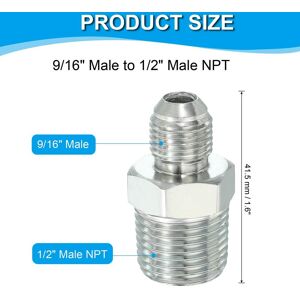 Unique Hex Reducing Nipple Connectors Pipe Adapter Flare JIC Pipe Fitting Reducer Nipple Adapter Plated Steel Hydraulic Fitting 9/16 Unique Hex Reducing Nipple Connectors Pipe Adapter Flare JIC Pipe Fitting Reducer Nipple Adapter Plated Steel Hydraulic Fitting 9/16