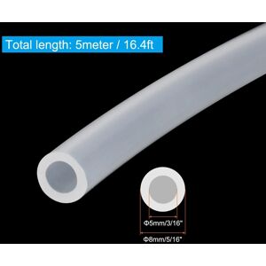 Unique Silicone Tubing High Pure Silicone Hose Tube Flexible Clear Pipe for Home Brewing Water Air Liquid - Transparent 3/16 Unique Silicone Tubing High Pure Silicone Hose Tube Flexible Clear Pipe for Home Brewing Water Air Liquid - Transparent 3/16