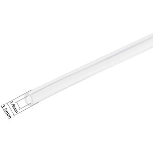 Unique Silicone Tubing Silicone Rubber Tube Air Hoses Water Pipe, for Pump Transfer - Clear 1.6mm x 3.2mm Unique Silicone Tubing Silicone Rubber Tube Air Hoses Water Pipe, for Pump Transfer - Clear 1.6mm x 3.2mm