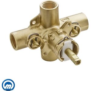 Moen 1/2 Inch IPS Posi-Temp Pressure Balancing Rough-In Valve (With Natural 1.0 In. L X 1.0 In. W X 1.0 In. H Moen 1/2 Inch IPS Posi-Temp Pressure Balancing Rough-In Valve (With Natural 1.0 In. L X 1.0 In. W X 1.0 In. H