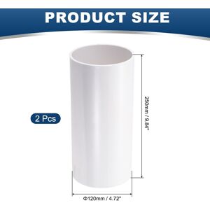 Unique Straight Inline Duct Connector, Dryer Hose Connector Pipe Fitting Adapter Coupling - White 5 Inch Unique Straight Inline Duct Connector, Dryer Hose Connector Pipe Fitting Adapter Coupling - White 5 Inch