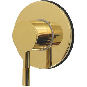 Kingston Brass Concord Single-Handle Six-Way Diverter Valve with Round Trim Kit Polished Brass 4.31 In. L X 3.31 In. W X 5.16 In. H Kingston Brass Concord Single-Handle Six-Way Diverter Valve with Round Trim Kit Polished Brass 4.31 In. L X 3.31 In. W X 5.16 In. H