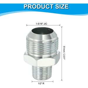 Unique Pipe Adapter Connector Pipe Fitting Oil Feed Restrictor Fitting Hydraulic Connector for Oil Steam Water Pipelines System 1-5/16 Unique Pipe Adapter Connector Pipe Fitting Oil Feed Restrictor Fitting Hydraulic Connector for Oil Steam Water Pipelines System 1-5/16