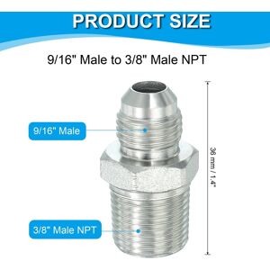 Unique Hex Reducing Nipple Connectors Pipe Adapter Flare JIC Pipe Fitting Reducer Nipple Adapter Plated Steel Hydraulic Fitting 9/16 Unique Hex Reducing Nipple Connectors Pipe Adapter Flare JIC Pipe Fitting Reducer Nipple Adapter Plated Steel Hydraulic Fitting 9/16