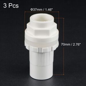 Unique ID Water Tank Pipe Connector DN Joints Straight Tube Hose Accessory - White - 1/2 20mm ID White 1/2 20mm ID Unique ID Water Tank Pipe Connector DN Joints Straight Tube Hose Accessory - White - 1/2 20mm ID White 1/2 20mm ID