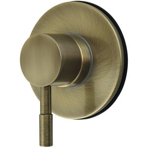 Kingston Brass Concord Single-Handle Six-Way Diverter Valve with Round Trim Kit Antique Brass 4.31 In. L X 3.31 In. W X 5.16 In. H Kingston Brass Concord Single-Handle Six-Way Diverter Valve with Round Trim Kit Antique Brass 4.31 In. L X 3.31 In. W X 5.16 In. H