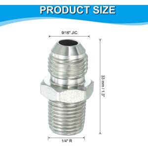 Unique Pipe Adapter Connector Pipe Fitting Oil Feed Restrictor Fitting Hydraulic Connector for Oil Steam Water Pipelines System 9/16 Unique Pipe Adapter Connector Pipe Fitting Oil Feed Restrictor Fitting Hydraulic Connector for Oil Steam Water Pipelines System 9/16