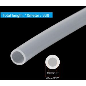 Unique Silicone Tubing High Pure Silicone Hose Tube Flexible Clear Pipe for Home Brewing Water Air Liquid - Transparent 1/4 Unique Silicone Tubing High Pure Silicone Hose Tube Flexible Clear Pipe for Home Brewing Water Air Liquid - Transparent 1/4