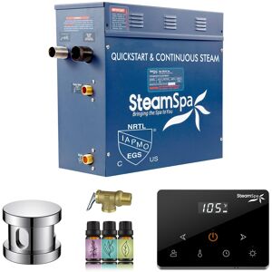 SteamSpa Oasis Series 6000-Watts Steam Generator with Continuous Steam Plus Fully Wireless Handheld Control Chrome 16.0 In. W X 14.5 In. H X 6.5 In. D SteamSpa Oasis Series 6000-Watts Steam Generator with Continuous Steam Plus Fully Wireless Handheld Control Chrome 16.0 In. W X 14.5 In. H X 6.5 In. D