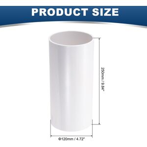 Unique Straight Inline Duct Connector Plastic Dryer Hose Connectors Pipe Fitting Adapter Coupling - White 5 inch Unique Straight Inline Duct Connector Plastic Dryer Hose Connectors Pipe Fitting Adapter Coupling - White 5 inch