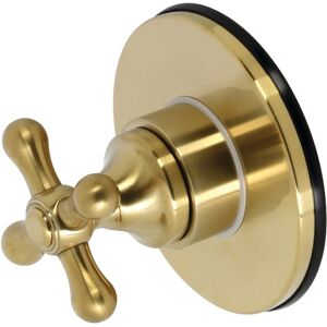 Kingston Brass Single-Handle Three-Way Diverter Valve with Trim Kit Brushed Brass See Description Kingston Brass Single-Handle Three-Way Diverter Valve with Trim Kit Brushed Brass See Description