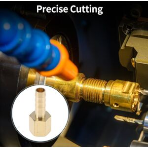 Unique Brass Hose Barb Fittings Female Thread Connector for Air Water Oil Gas Fuel 1 Pc Gold Tone 1/4 Unique Brass Hose Barb Fittings Female Thread Connector for Air Water Oil Gas Fuel 1 Pc Gold Tone 1/4