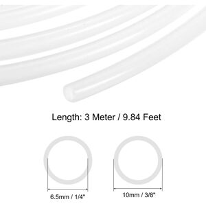 Unique PE Tubing, Flexible Water Tubing Polyethylene Hose Tube for Reverse Osmosis Systems Water Filters White 1/4 Unique PE Tubing, Flexible Water Tubing Polyethylene Hose Tube for Reverse Osmosis Systems Water Filters White 1/4