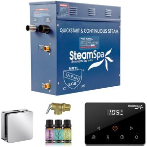 SteamSpa Oasis Series 6000-Watts Steam Generator with Continuous Steam Plus Fully Wireless Handheld Control Chrome 16.0 In. W X 14.5 In. H X 6.5 In. D SteamSpa Oasis Series 6000-Watts Steam Generator with Continuous Steam Plus Fully Wireless Handheld Control Chrome 16.0 In. W X 14.5 In. H X 6.5 In. D