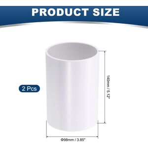 Unique Straight Inline Duct Connector, Dryer Hose Connector Pipe Fitting Adapter Coupling - White 4 Inch Unique Straight Inline Duct Connector, Dryer Hose Connector Pipe Fitting Adapter Coupling - White 4 Inch
